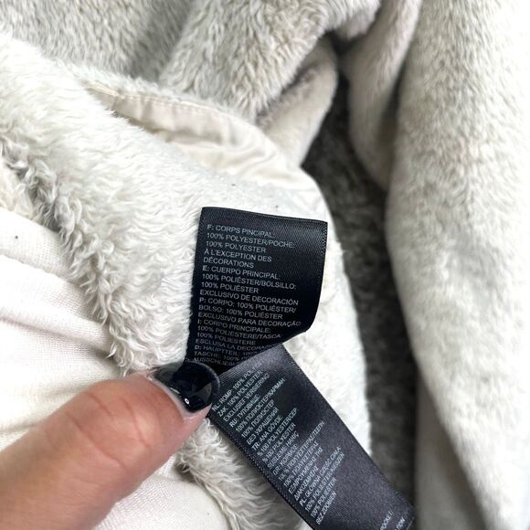 The North Face Jacket Women’s Small Osito Off White Ivory Fleece Zip Up - Picture 8 of 9